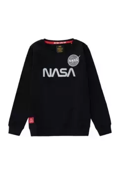Рубашка с капюшоном Alpha Industries " Alpha Industries Kids - Толстовки NASA Reflective Sweater Kids", черный