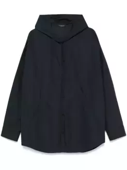 Рубашка с капюшоном BALENCIAGA, синий