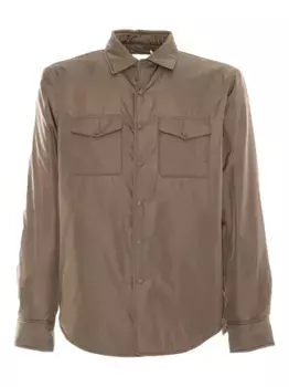 Рубашка с карманами ASPESI, коричневый