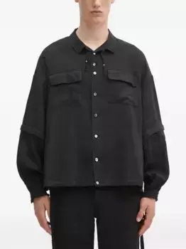 Рубашка с карманами Undercover, черный
