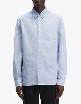 Рубашка с карманом Fred Perry, светло-голубой