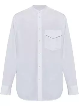 Рубашка с карманом-клапаном Jil Sander, белый