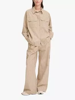 Рубашка с карманом в полоску от helga The Jogg Concept, цвет Cornstalk Mix