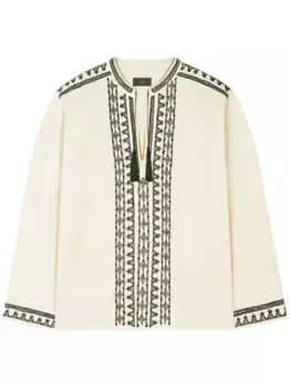 Рубашка с кисточками Alanui, нейтральный