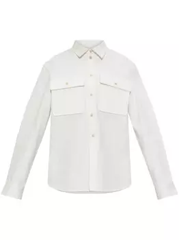 Рубашка с клапаном на кармане Jil Sander, белый