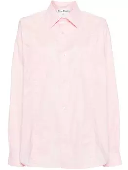 Рубашка с классическим воротником Acne Studios, розовый