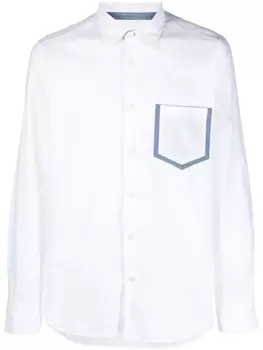 Рубашка с классическим воротником Tintoria Mattei, белый