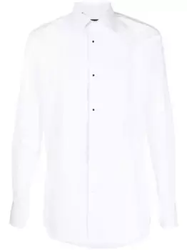 Рубашка с контрастной отделкой DOLCE & GABBANA, белый