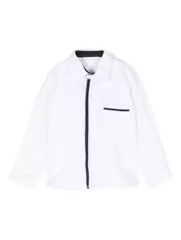Рубашка с контрастной отделкой Patachou, белый