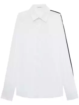 Рубашка с контрастной отделкой Peter Do, белый