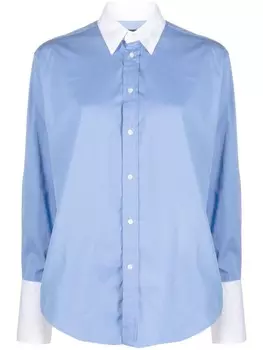 Рубашка с контрастной отделкой Polo Ralph Lauren, синий