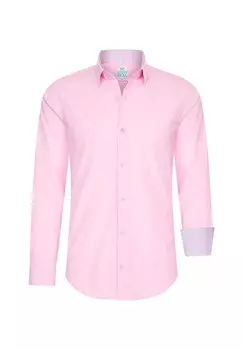 Рубашка с контрастным внутренним воротником RUSTY NEAL, цвет Rose