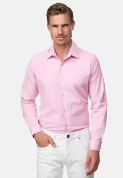 Рубашка с контрастным внутренним воротником RUSTY NEAL, цвет Rose