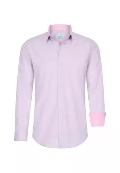 Рубашка с контрастным внутренним воротником RUSTY NEAL, фиолетовый