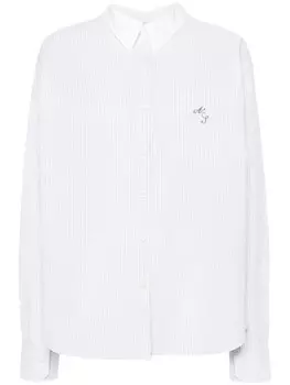 Рубашка с контрастным воротником Acne Studios, белый