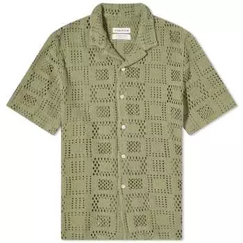 Рубашка с коротким рукавом A Kind Of Guise Gioia Shirt, цвет Sage Crochet