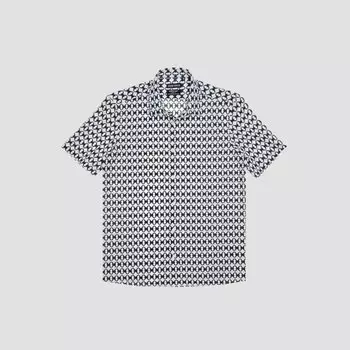 Рубашка с коротким рукавом Antony Morato MMSS00169-FA430526-7073 Barcelona Straight Fit, синий