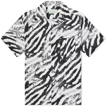 Рубашка с коротким рукавом Aries Hibiscus Vacation Shirt, цвет Multi