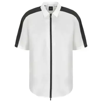 Рубашка с коротким рукавом Armani Exchange XM000196_AF11882, белый