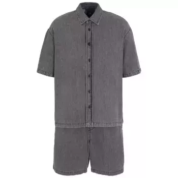 Рубашка с коротким рукавом Armani Exchange XM000622_AF14943, серый