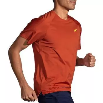 Рубашка с коротким рукавом Атмосфера 2.0 мужская Brooks, цвет Red Clay