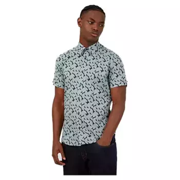 Рубашка с коротким рукавом Ben Sherman 66669, серый