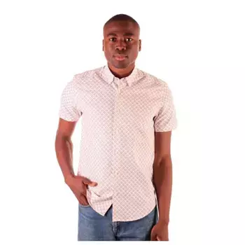 Рубашка с коротким рукавом Ben Sherman Faded Square Print, белый