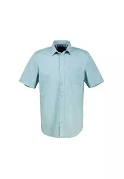 Рубашка с коротким рукавом больших размеров Lerros, синий