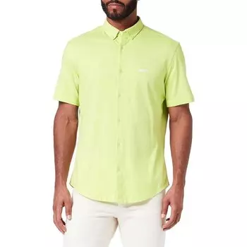 Рубашка с коротким рукавом BOSS Biadia R, зеленый