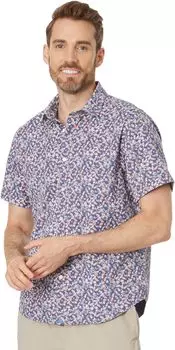 Рубашка с коротким рукавом Buckley UNTUCKit, темно-синий