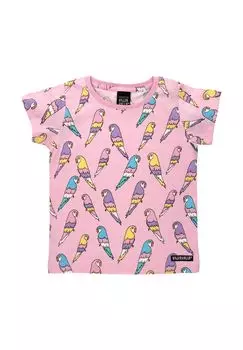 Рубашка с коротким рукавом Budgie LGT Bloom VILLERVALLA, цвет Rosa Jahre