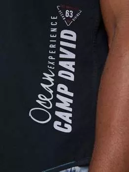 Рубашка с коротким рукавом Camp David, синий