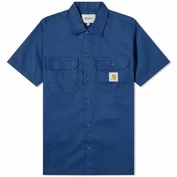 Рубашка с коротким рукавом Carhartt Wip Short Sleeve Master Shirt, цвет Elder