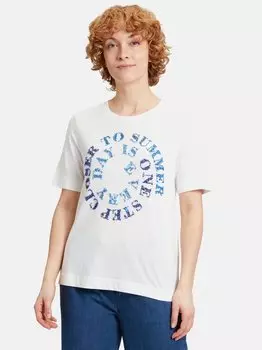 Рубашка с коротким рукавом Cartoon, бежевый