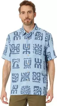 Рубашка с коротким рукавом Channel Paddle Quiksilver, цвет Dusk Blue Channel Paddle