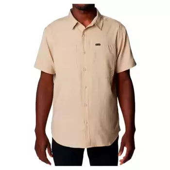 Рубашка с коротким рукавом Columbia Silver Ridge Utility Lite, серебряный