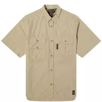 Рубашка с коротким рукавом Comme Des Garons Homme Nylon Double Pocket Short Sleeve Shi, бежевый