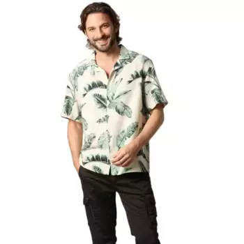 Рубашка с коротким рукавом Deeluxe Biloxi, бежевый