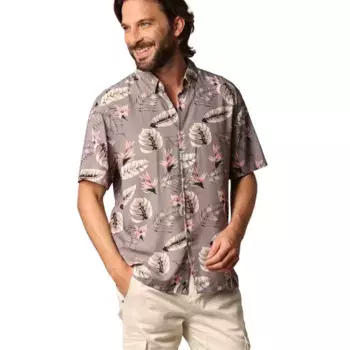 Рубашка с коротким рукавом Deeluxe Sahel, серый