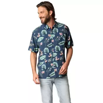 Рубашка с коротким рукавом Deeluxe Sahel, синий