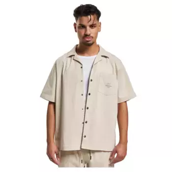 Рубашка с коротким рукавом Def Hamza, бежевый