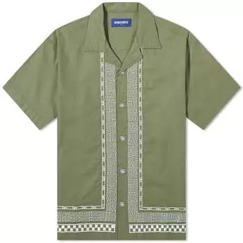 Рубашка с коротким рукавом Deva States Relic Short Sleeve Vacation Shirt, цвет Olive Green
