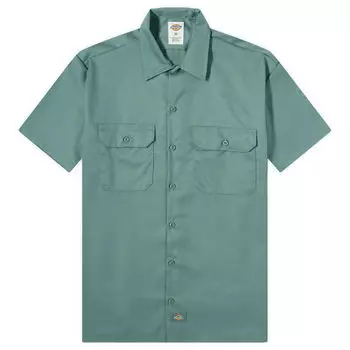 Рубашка с коротким рукавом Dickies Short Sleeve Work Shirt, цвет Dark Forest