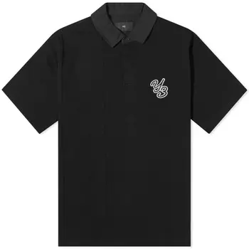 Рубашка с коротким рукавом для регби Y-3, черный
