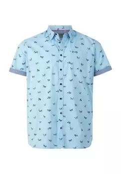 Рубашка с коротким рукавом DUKE MALONE Charles Colby, синий