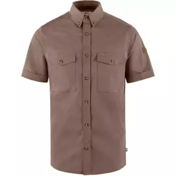 Рубашка с коротким рукавом Fjllrven vik Air Strecht, коричневый