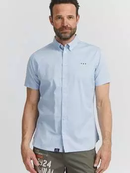 Рубашка с коротким рукавом fqronas Fq1924, синий