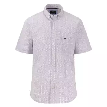 Рубашка с коротким рукавом Fynch Hatton Minimal Poplin Print, фиолетовый