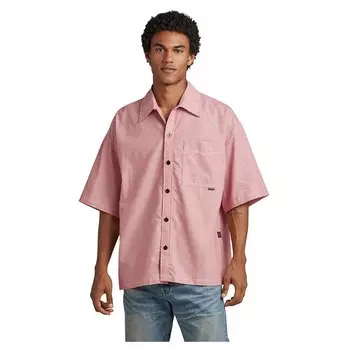 Рубашка с коротким рукавом G-Star 1 Pocket Boxy Fit, розовый
