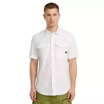 Рубашка с коротким рукавом G-Star Marine Slim, белый
